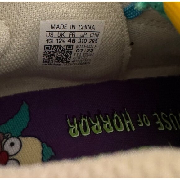 Adidas Freak 22 Simpsons Krusty The Clown Football Cleats‎ Mens sz 13 - Picture 6 of 7